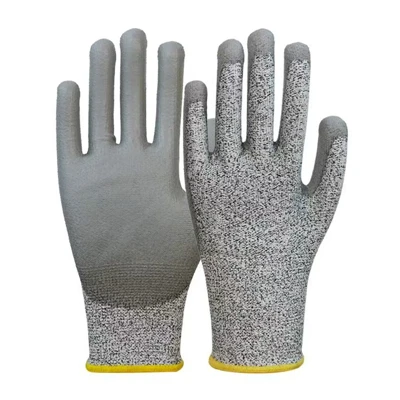Snijbestendige handschoenen met pu-coating