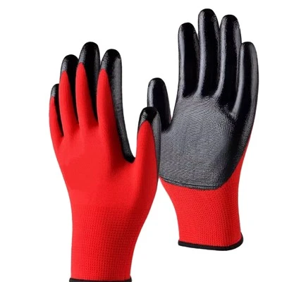 Handschoenen met nitrilpalmcoating
